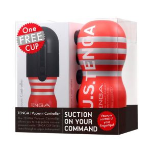 Tenga Ultra Deep Throat Cup und Vacuum Controller: Masturbatoren-Set