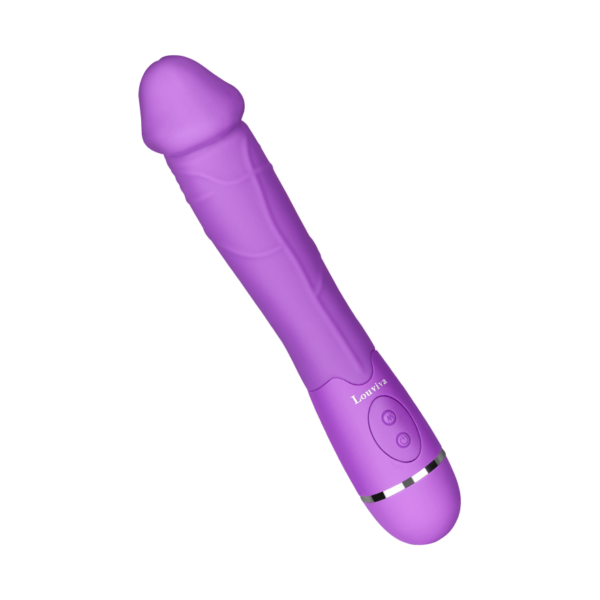 Naturvibrator aus Silikon, 23,5 cm