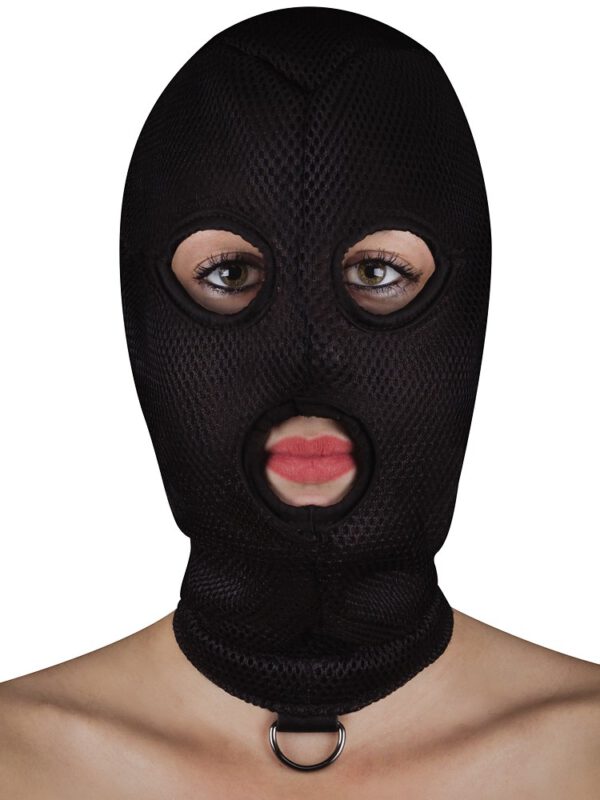 Ouch! Extreme Mesh Balaclava with D-Ring: Kopfmaske