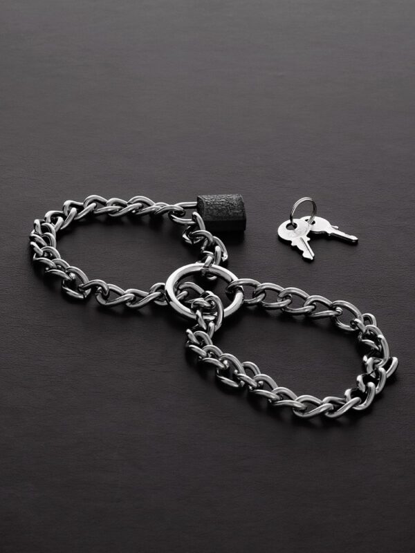 Triune Chain Cuffs: Edelstahl-Handfesseln