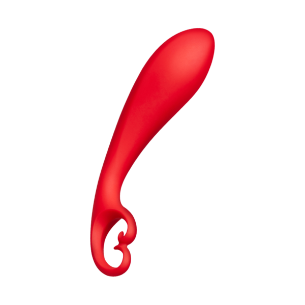 G-Punkt Silikon-Dildo mit Schwungkugeln, 17,5 cm