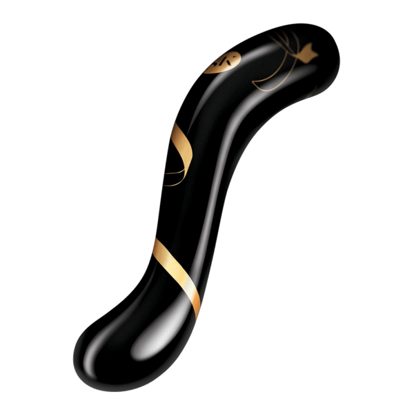 Handblown Double Ended Dildo, 17,7 cm