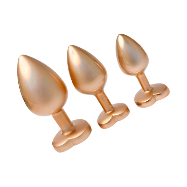 Pearl Gold Plug Set, 3 Teile