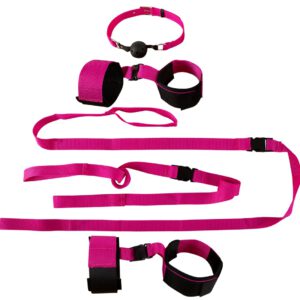 10-teiliges Bondage-Set „Pink Passion Bondage Kit“, Grundausstattung für Fessel-Einsteiger.