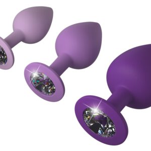 3-teiliges Analplug-Set „her little gems trainer set“, in verschiedenen Größen