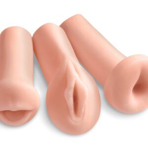 3-teiliges Masturbatoren-Set „All 3 Holes“, oral vaginal, anal