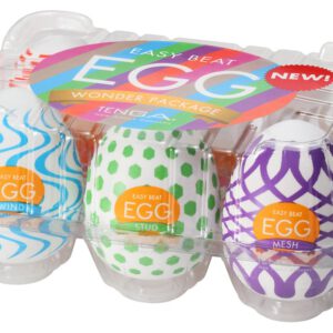 6-teiliges Masturbator-Set „Egg Variety Pack Wonder“ mit verschiedenen Stimulationsstrukturen