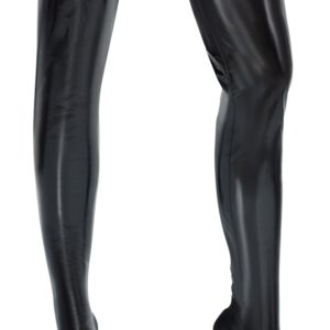 Bettstiefel aus Lack mit Stretch-Einsätzen