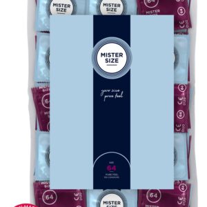 Kondome „64 mm“, transparent, hauchdünn, feucht