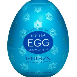 Masturbator „Egg Snow Crystal“ mit intensiver Kristall-Stimulationsstruktur