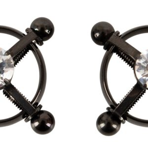Nippelklemmen „Nipple Jewellery Shiny Star“, 9 g pro Stück, jeweils 4 Justierschrauben