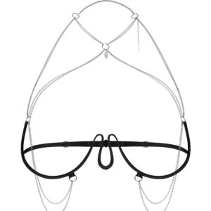 Ouvert-BH „Lustique“ mit Kettchenschmuck