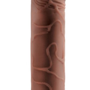 Penishülle mit Hodenring „Perfect 2" Extension with Ball Strap“, verlängert um 5,1 cm