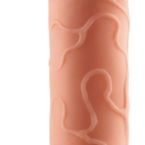 Penishülle mit Hodenring „Perfect 2" Extension with Ball Strap“, verlängert um 5,1 cm