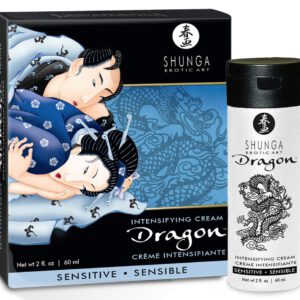 Penispflegecreme „Dragon Intensifying Cream Sensitive“ aus 100% natürlichen Pflanzenextrakten