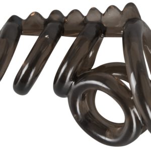 Penisring „Cockring“ mit Hodenring und gezacktem Verbindungssteg